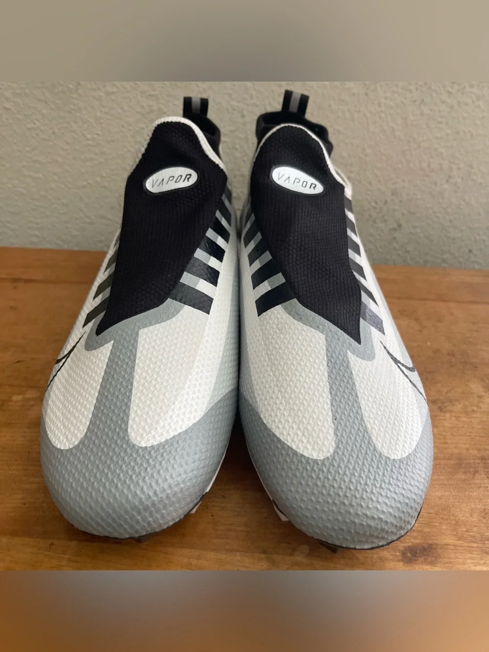 Nike Vapor Edge Pro 360 OBJ Lax Football Cleats Dq3670 100 Carbon Ghost Lace 14